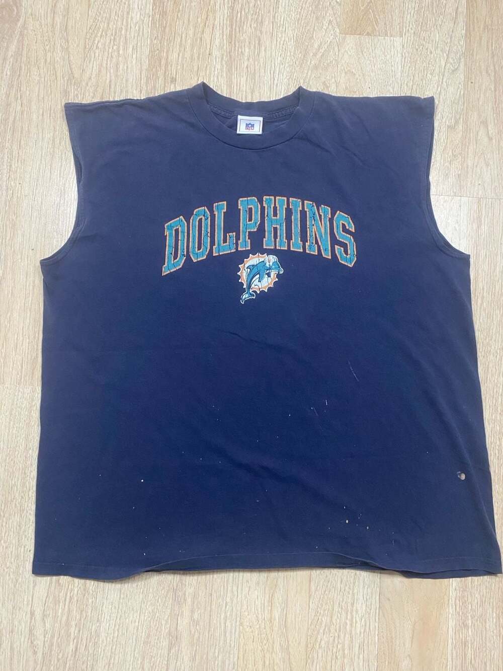 Vintage NFL Miami Dolphins Sleeveless T-Shirt